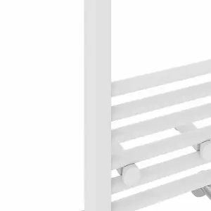 Rinse Straight Bathroom Heated Towel Rail Ladder Radiator White 1000x300mm