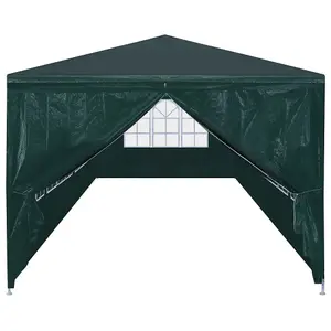 Berkfield Party Tent 3x12 m Green