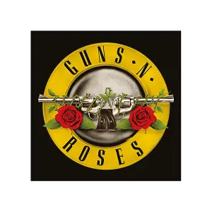 Guns N Roses Bullet Logo Canvas Print Black/Yellow/Red (One Size)