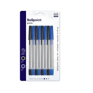 Anker Ballpoint Pens (Pack Of 12) Black/Blue (One Size)