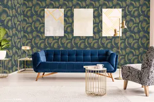 SK Filson Blue Oasis Wallpaper