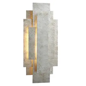 ForlÃ¬ 2 Light Wall Lamp Antique Silver Leaf