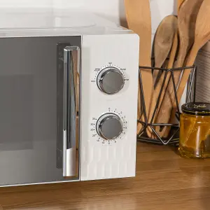 Russell Hobbs Honeycomb Microwave 17 Litre 700W White Manual RHMM715