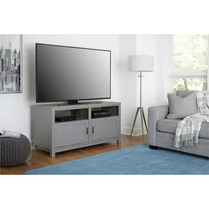 Carver TV-Stand with Storage Grey