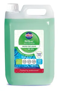 Nilco Virus Control Micro Fog Liquid 10 Litres Fluid 5L x2 Cleaner Sanitiser