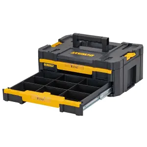 Dewalt DWST83345-1 TStak 2.0 II DWST1-70706 IV Tool Storage Box 2 Drawers + Foam