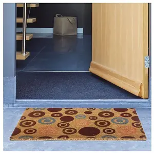 Coir Doormat Gainsborough Circles 45x75 cm