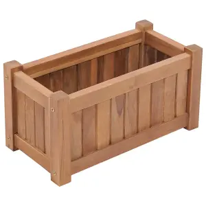 Berkfield Raised Bed 50x25x25 cm Solid Teak Wood