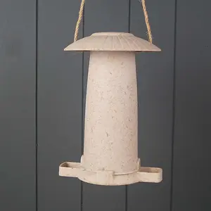 Earthy Sustainable Chaff Seed Bird Feeder