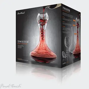 Final Touch Twister Glass Aerator & Decanter Set