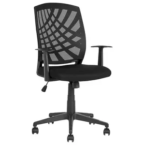 Beliani Modern Office Chair Black BONNY