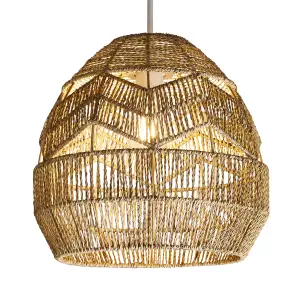 Inlight Rhea Natural Rattan Lamp shade (D)30cm