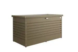 Biohort High Quality 5ft x 2.5ft LeisureTime Box 160 Garden Metal Storage - Metallic Bronze