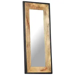 Berkfield Mirror 110x50 cm Solid Mango Wood