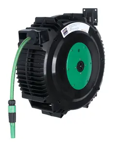 Sealey Retractable Water Hose Reel With Carry Handle 18m 12mm ID PVC Hose RGH18