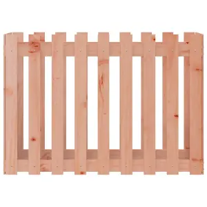 Berkfield Garden Raised Bed with Fence Design 100x50x70 cm Solid Wood Douglas