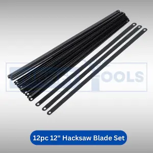 12pc 300mm Senior Hack Saw Blade Pack