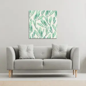 Watercolor botanical (Canvas Print) / 101 x 101 x 4cm