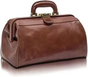 Lockable Compact Elite Leather Doctor's Bag