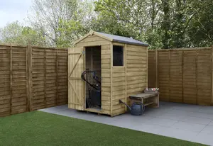 4LIFE Apex Shed 4x6 - Single Door - 1 Window