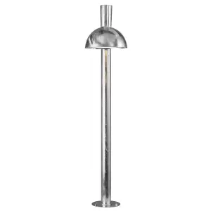 Nordlux Arki 100 Outdoor Patio Terrace Garden Light In Galvanized (Height) 100cm