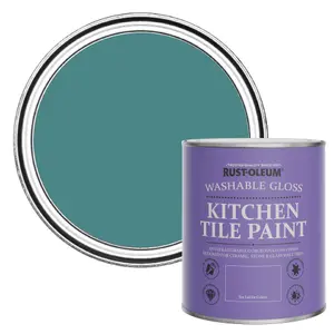 Rust-Oleum Peacock Suit Gloss Kitchen Tile Paint 750ml