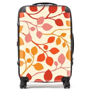 Colorful Autumn Leaves Suitcase - Medium