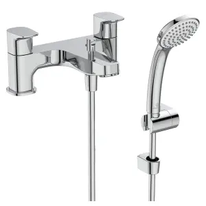 Ideal Standard Ceraplan Chrome effect Surface-mounted 2 Tap Hole Shower mixer Tap