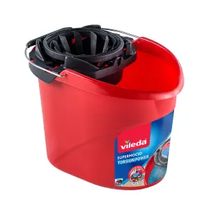 Vileda Red 10L Bucket & wringer