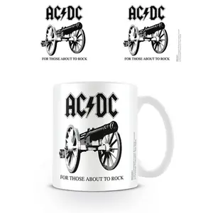 AC/DC Those About To Rock Mug White/Black (One Size)