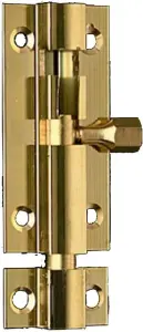 50mm (2 Inch) Brass Door Bolt Barrel Slide Lock with Screws