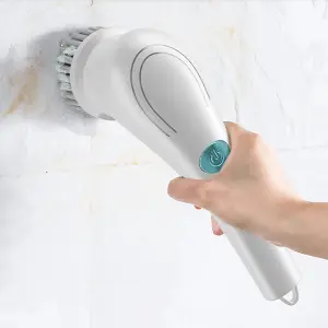 5 in 1 Electric Handheld Cleaning Brush with 5 Brush