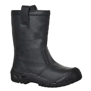 Portwest Steelite Rigger Safety Boot Scuff Cap Black