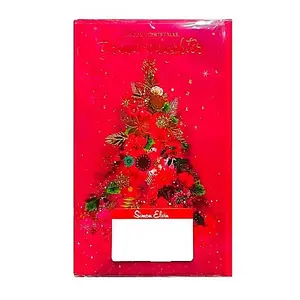 Simon Elvin Grand Daughter Christmas Card (Pack of 6) Red/Green/Gold (One Size)