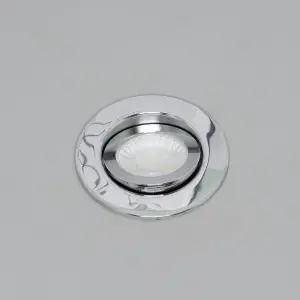 Litecraft COB LED Chrome Adjustable Colour Changing Bathroom Downlight