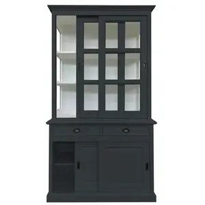 Benjamin-James Display Cabinet Anthracite Grey