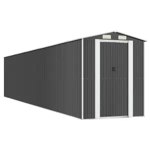 Berkfield Garden Shed Anthracite 192x1021x223 cm Galvanised Steel