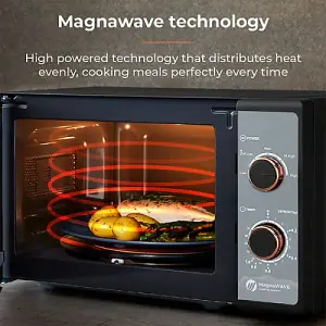 Tower Cavaletto Microwave Black