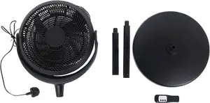 Prem-I-Air 12 Power Stand Fan with 7 Hour Timer and Remote Control