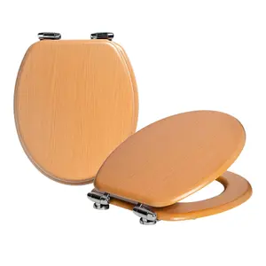 Harbour Housewares - Wooden Soft Close Toilet Seats - Pack of 2