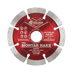 Trojan Pro Mortar Rake Blade 125mm/5" x 22.23