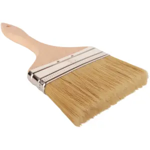 Paint Brush for a Smooth Finish Painting with Emulsion, Gloss, Satin Paints on Walls, Ceilings, Wood, Metal - 90 mm