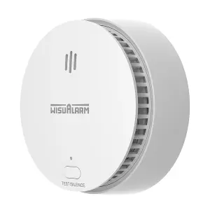 WisuAlarm HY-SA30A-R8 Wireless Interconnected Battery Powered Smoke Alarm