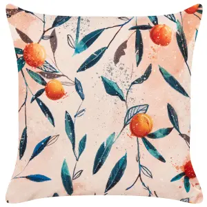 Set of 2 Outdoor Cushions PIALPETTA Orange