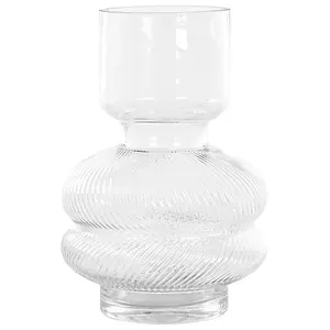 Flower Vase RODIA Glass Transparent