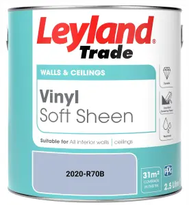 Leyland Trade Vinyl Soft Sheen Walls & Ceilings Emulsion Paint (2020-R70B) - 2.5L