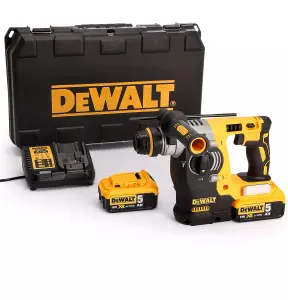 Dewalt DCH273P2 18v XR SDS+ Brushless Rotary Hammer Drill + 2 x 5.0Ah Batteries