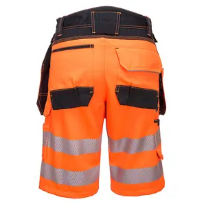 Portwest PW3 Hi-Vis Shorts PW343OBR32