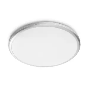 Philips LED Spray Ceiling Light silver IP44 17W, 27K