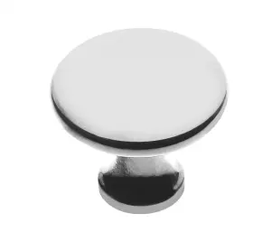 Kitchen Cupboard Cabinet Door Drawer Round Knob Handle Udine by GTV Chrome